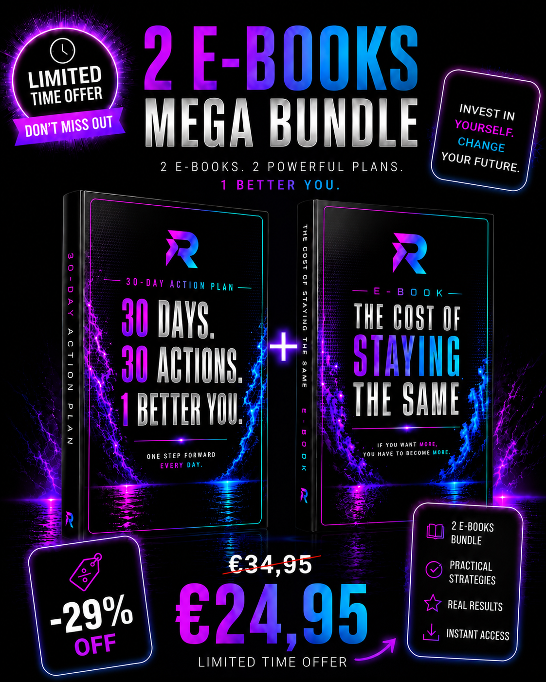 RiseOn Transformation Bundle - 2 E-Books, One Powerful Plan